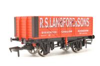 7-plank open wagon - 'RS Langford & Sons' - special edition for Burnham & District MRC