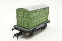 Conflat A in GW grey 39024 with BD container 'Lewis & Sons' - special edition for Burnham & District MRC