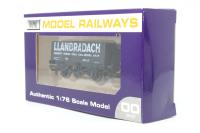 7-Plank Open Wagon "Llanbradach" in Black - Special Edition for David Dacey