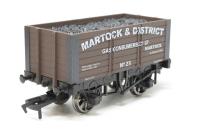 B000MARTOCK 7-Plank open wagon 'Martock & District Gas Co' - Limited run for Wessex Wagons
