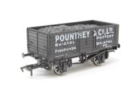 7 Plank Coal wagon "Pountney and Co"- Limited edition for Shirebrook Model Railway club