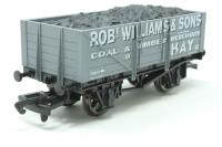 B000RWS 5-Plank Open Wagon 'Robert Williams & Sons' No. 9 in Grey - Special Edition for Hereford Models