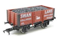 B000Swan 5-Plank Open Wagon - 'Swan Lane Collieries' - special edition of 100 for the Red Rose Steam Society