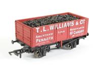 7-Plank Open Wagon "T L Williams" in Red - Special Edition for Barry and Penarth