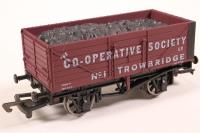 7-Plank Open Wagon - 'The Co-operative Society - Trowbridge' - Special Edition of 167 for Wessex Wagons