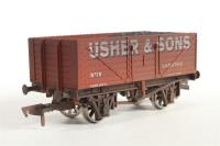 7 Plank open wagon - 'Usher & Sons' #19 weathered - Special Edition for Simply Southern