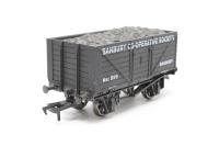 B000WWales002 7-Plank Open Wagon - 'Banbury Co-op' - special edition for West Wales Wagons