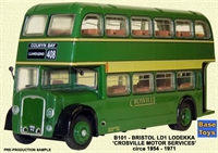 B101 Bristol Lodekka LD1 open platform, long radiator 'Crosville' (circa 1954-1969)