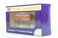 7 plank coal wagon in Llantrisant Railwaymans Assoc. brown - Limited edition for David Dacey