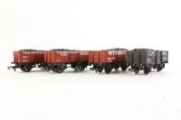 B409 Set of 4 x 5-Plank Open Wagons - Private Owners, North Wales - Limited Edition of 500.