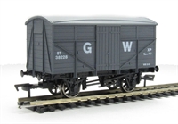 Fruit (ex cattle) mex wagon 38228 in GWR grey livery