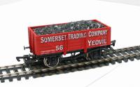 B551 5-plank open coal wagon in red - Somerset Trading Company - No. 56