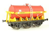 6 wheel tank wagon in Satlink Western red and yellow - KDW2952