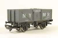 7-plank open wagon - NYMR grey - 454491