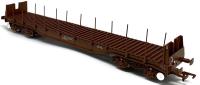 BBA steel carrier in plain brown - weathered - 910057W - Exclusive to Rails of Sheffield