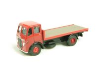 BF-02 Leyland Beaver flatbed lorry in red