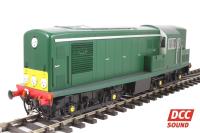 Class 15 BTH Type 1 in BR green with small yellow panels - unnumbered - DCC sound fitted