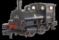 LYR 'Pug' 0-4-0ST 51234 BR Black Early Emblems Steam Locomotive - DCC Sound