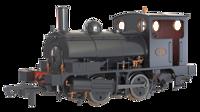 LYR 'Pug' 0-4-0ST 19 LYR Unlined Black (as preserved) Steam Locomotive - DCC Sound