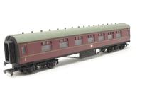 60' Stanier corridor composite M3870M in BR lined maroon - Made from kit