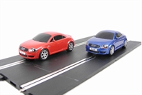C1203K Scalextric 'Start' set with 2 Audi TT cars and small oval of track