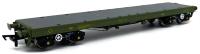 PFB Warflat bogie flat wagon MODA95233 in MOD 1980s/ 1990s olive green with green ends - Exclusive to Trains4U
