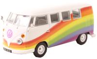 CC02739 Volkswagen Campervan - Peace Love and Rainbows