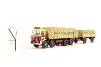 CC11505 AEC Mk V 8-wheel Flatbed & Trailer with Sheeted Loads 'Smith of Maddiston'