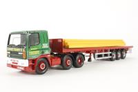 CC11805 Leyland DAF 85 Flatbed Trailer & Steel Load " Ernest Thorpe Transport Ltd"