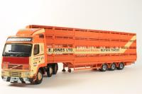 CC12424 Volvo FH Globetrotter with Haughton Parkhouse Livestock Trailer - L.E. Jones Ltd, Ruthin