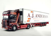 CC12934 Scania R series fridge trailer "A.J.Anderson Transport"