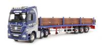 CC13829 Mercedes Actros (Face Lift) Flatbed Trailer and Steel Load "Intake Transport 'The Scottish Division', Scunthorpe"