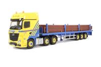 CC15811 Mercedes-Benz Actros (MP4), Flatbed Trailer, Middlebrook Transport Ltd