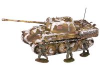CC60213 Panther Ausf.G tank & 3 German Infantry figures, German Army, Ardennes 1944