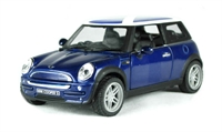 CC86522 BMW Mini Cooper S in blue with St. Andrew's flag. Non limited
