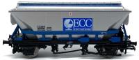 CDA china clay wagon with ECC International blue branding - pack of 2 - Exclusive to KMS Railtech & Trains4U