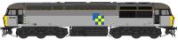Class 56 56046 in Railfreight Construction Sector triple grey