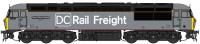 Class 56 56091 'Driver Wayne Gaskell' in DC Rail Freight grey with large logo