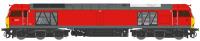 Class 60 60010 in DB Cargo UK unbranded red