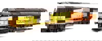 CM-60076-COLAS-SOUNDW Highly Detailed Deluxe Weathered Class 60 076 Colas Railfreight Diesel Electric Locomotive - DCC Sound