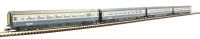 Mk3 book set with 4 coaches in blue/grey with buffers
