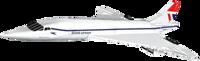 COB1917 Concorde G-BBDG (455 pcs) Model Kit