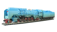 CS00108 Chinese Rlys QJ 2-10-2 steam loco & tender in blue