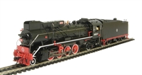 CS00301 JS Class 2-8-2 steam locomotive 8057 (Ping DingShan Coal Co. Ltd) in black & red livery (DCC READY)