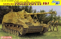 6386 Sd.Kfz.164 Nashorn self propelled gun 3 in 1 (Early, Initial and Initial Modified) (Smart Kit)