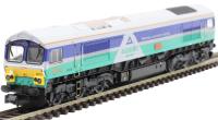Class 66/7 66711 "Sence" in GB Railfreight / Aggregate industries livery - Limited Edition of 100 for Gaugemaster