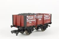 Dean5P001 5-Plank Wagon in Red liveried for 'Dean Forest Coal Co.' - Limited Edition