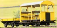Wickham Trolley & Trailer unnumbered in BR yellow - Digital Sound fitted