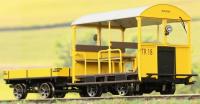 Wickham Trolley & Trailer TR18 in BR yellow