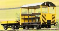Wickham Trolley & Trailer  unnumbered in BR Engineers yellow